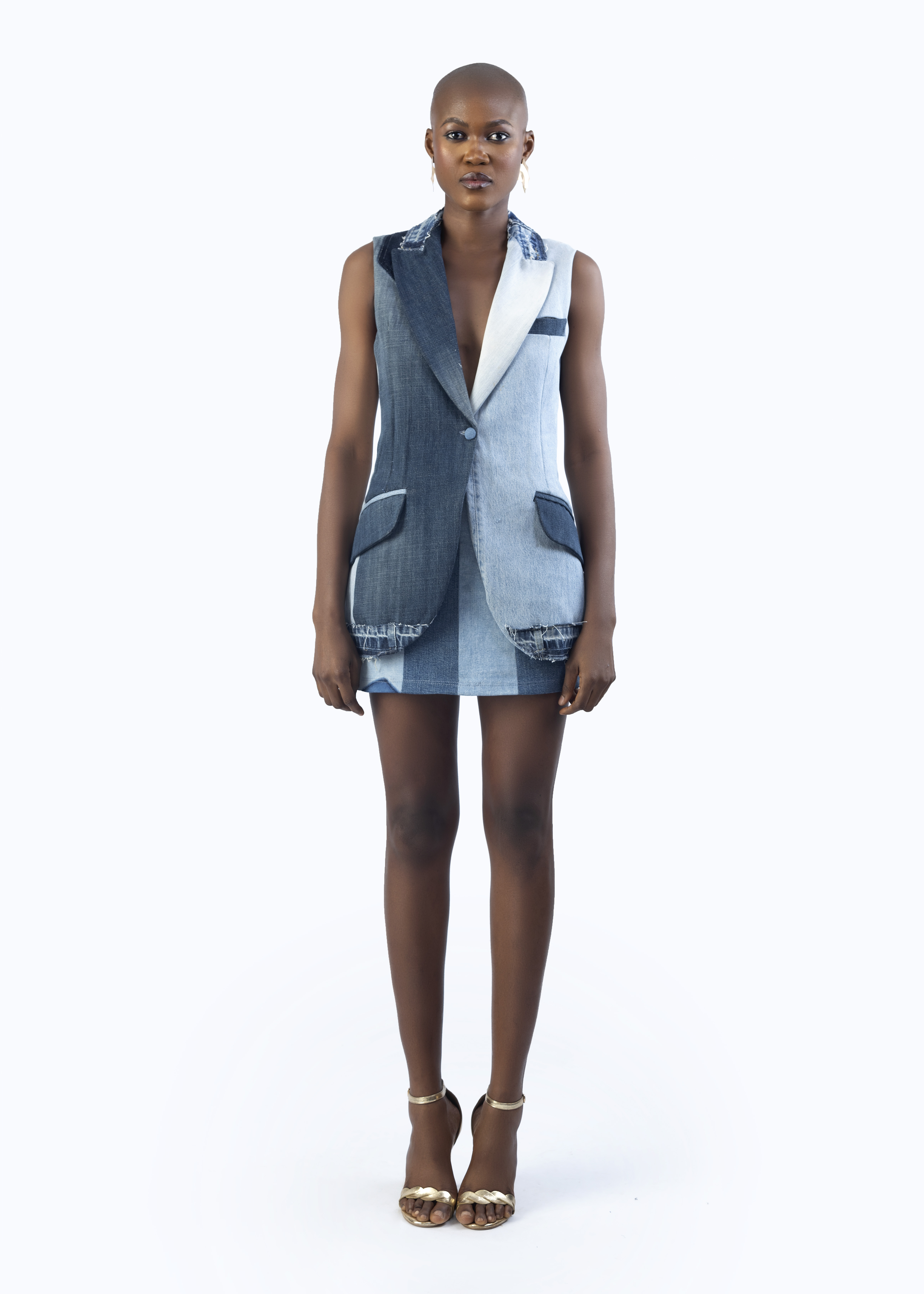 odeneho sleeveless jacket